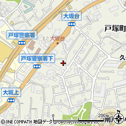 神奈川県横浜市戸塚区戸塚町3122-77周辺の地図