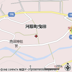 鳥取県鳥取市河原町曳田周辺の地図