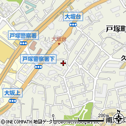神奈川県横浜市戸塚区戸塚町3122-1周辺の地図