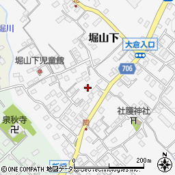 神奈川県秦野市堀山下696周辺の地図