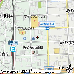 金子株式会社　本社周辺の地図