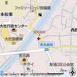 島根県出雲市大社町修理免820-1周辺の地図