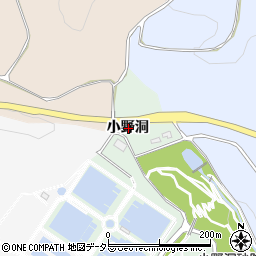 愛知県犬山市富岡小野洞周辺の地図
