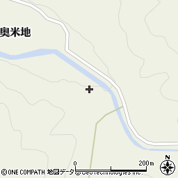 兵庫県養父市奥米地1068周辺の地図