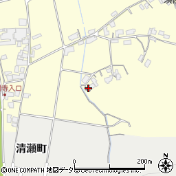 島根県安来市清井町517周辺の地図
