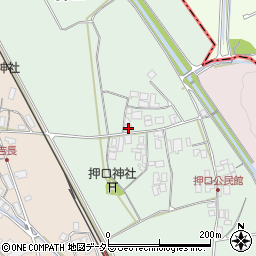 鳥取県西伯郡伯耆町押口164周辺の地図