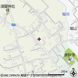 神奈川県秦野市堀西1176周辺の地図