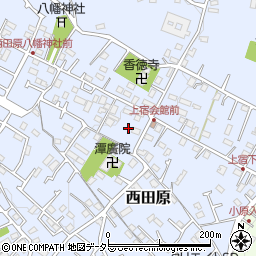 神奈川県秦野市西田原87周辺の地図