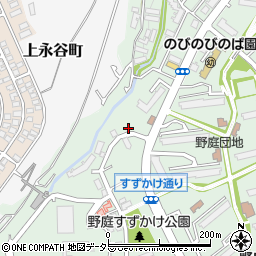 神奈川県横浜市港南区野庭町677周辺の地図