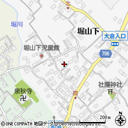 神奈川県秦野市堀山下700-2周辺の地図
