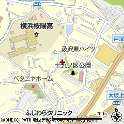 神奈川県横浜市戸塚区汲沢町1090周辺の地図