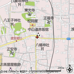 赤坂丸本前周辺の地図