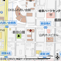 岐阜県庁　総合教育センター教育研修課管理調整係周辺の地図