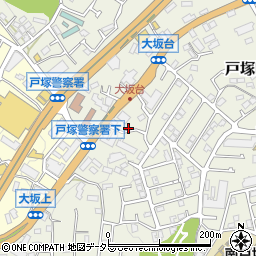 神奈川県横浜市戸塚区戸塚町3122-53周辺の地図