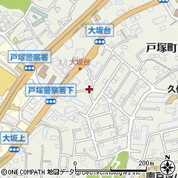 神奈川県横浜市戸塚区戸塚町3122-3周辺の地図