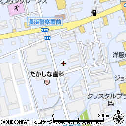 ファミリーマート長浜柳町店周辺の地図