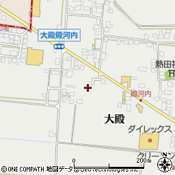 鳥取県西伯郡伯耆町大殿629周辺の地図