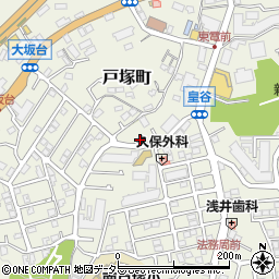 神奈川県横浜市戸塚区戸塚町2891-15周辺の地図