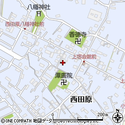 神奈川県秦野市西田原92周辺の地図
