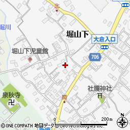 神奈川県秦野市堀山下694-6周辺の地図