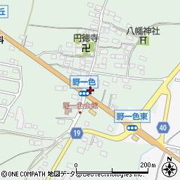 滋賀県米原市野一色470周辺の地図