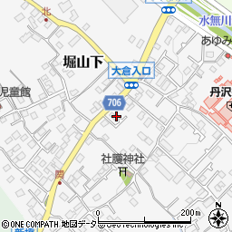 神奈川県秦野市堀山下745周辺の地図