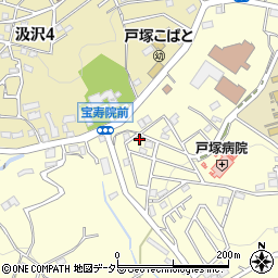 神奈川県横浜市戸塚区汲沢町1004周辺の地図
