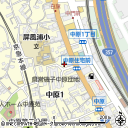 野村車庫周辺の地図