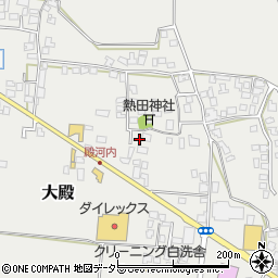 鳥取県西伯郡伯耆町大殿499周辺の地図