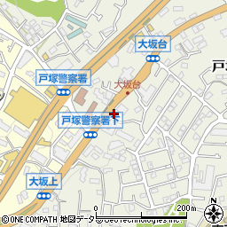 神奈川県横浜市戸塚区戸塚町3122-61周辺の地図