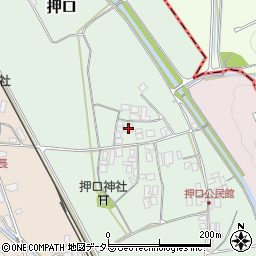 鳥取県西伯郡伯耆町押口166周辺の地図