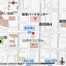 ササキ株式会社　岐阜支店周辺の地図