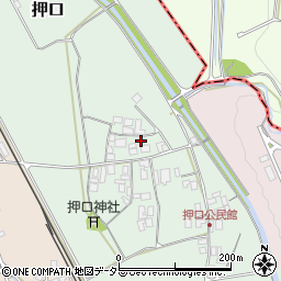 鳥取県西伯郡伯耆町押口169周辺の地図
