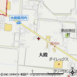 鳥取県西伯郡伯耆町大殿627-2周辺の地図