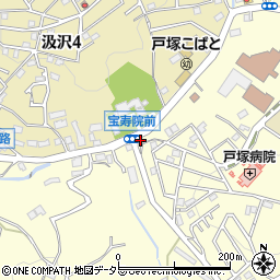 神奈川県横浜市戸塚区汲沢町1005周辺の地図