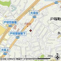 神奈川県横浜市戸塚区戸塚町3122-37周辺の地図