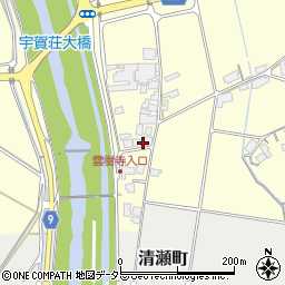島根県安来市清井町366周辺の地図