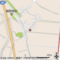 鳥取県米子市諏訪676-2周辺の地図