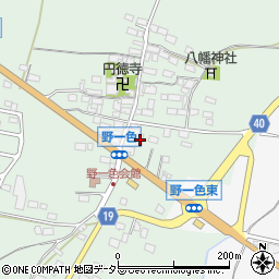 滋賀県米原市野一色330周辺の地図