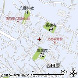 神奈川県秦野市西田原83周辺の地図