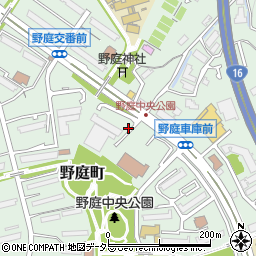 神奈川県横浜市港南区野庭町611周辺の地図