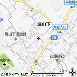 神奈川県秦野市堀山下693周辺の地図
