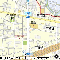 岐阜新聞岐南東販売所・熊沢新聞店周辺の地図