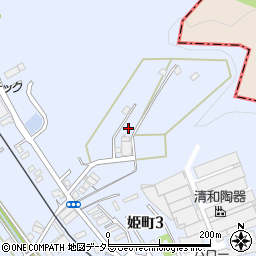 岐阜県多治見市姫町周辺の地図