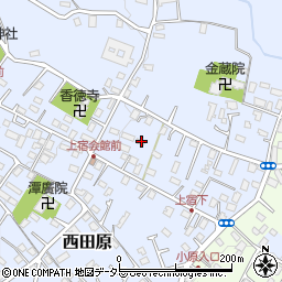 神奈川県秦野市西田原316周辺の地図