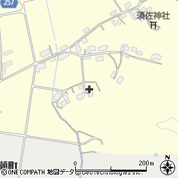 島根県安来市清井町508周辺の地図