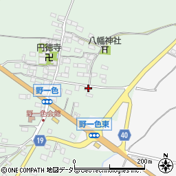 滋賀県米原市野一色321周辺の地図