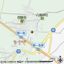 滋賀県米原市野一色323周辺の地図
