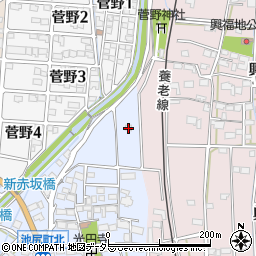 岐阜県大垣市池尻町1564周辺の地図