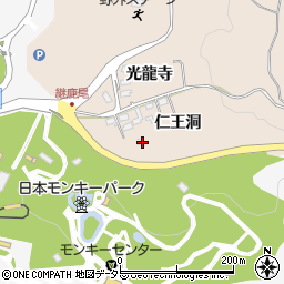 愛知県犬山市継鹿尾仁王洞88周辺の地図